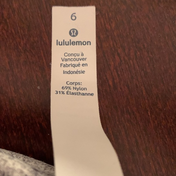Lululemon, Speckled Wunder Leggings, size 6, EUC - Picture 12 of 13